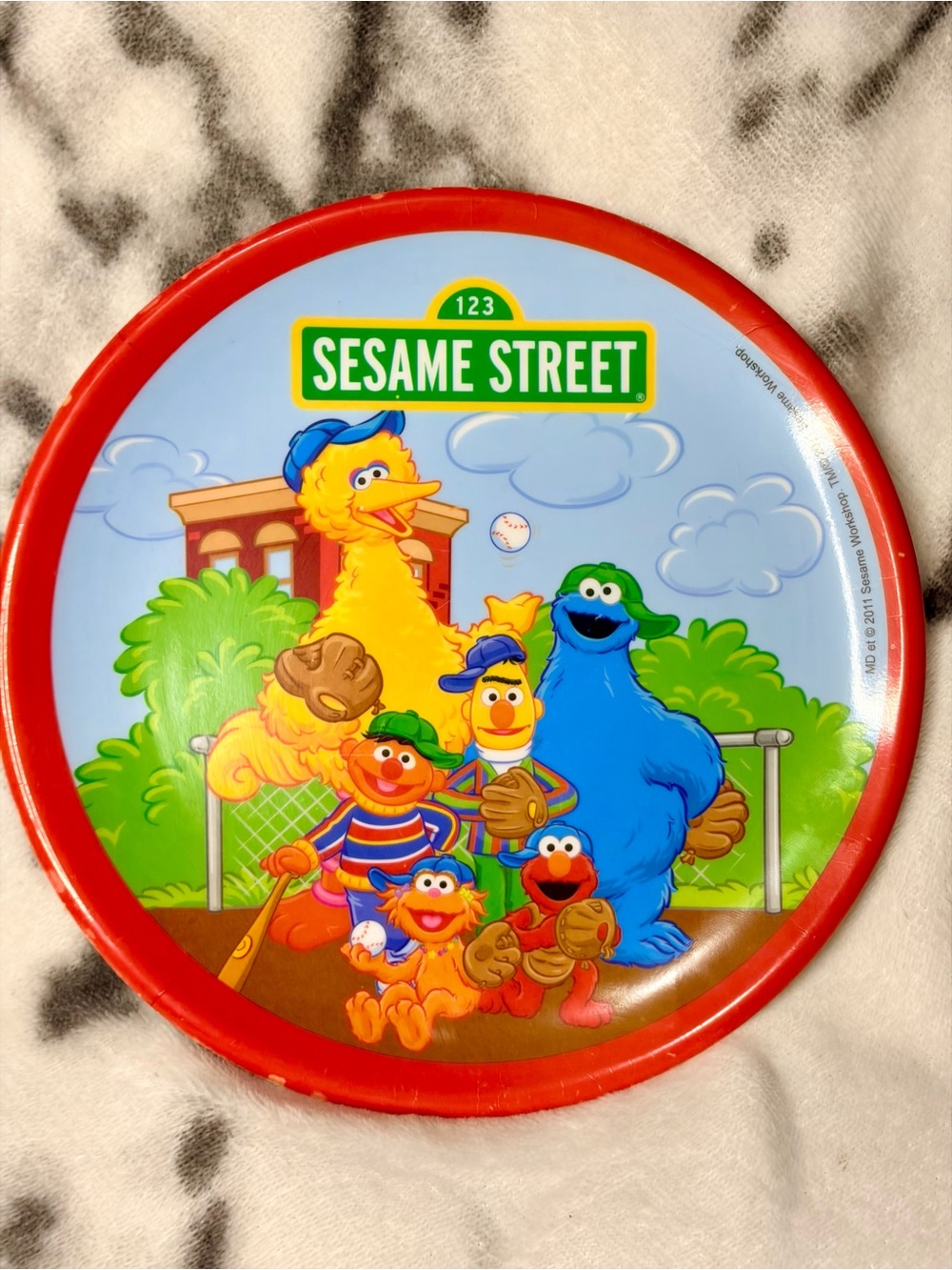 2011 Sesame Street/Sesame Workshop Kid’s Melamine Dinner Plate